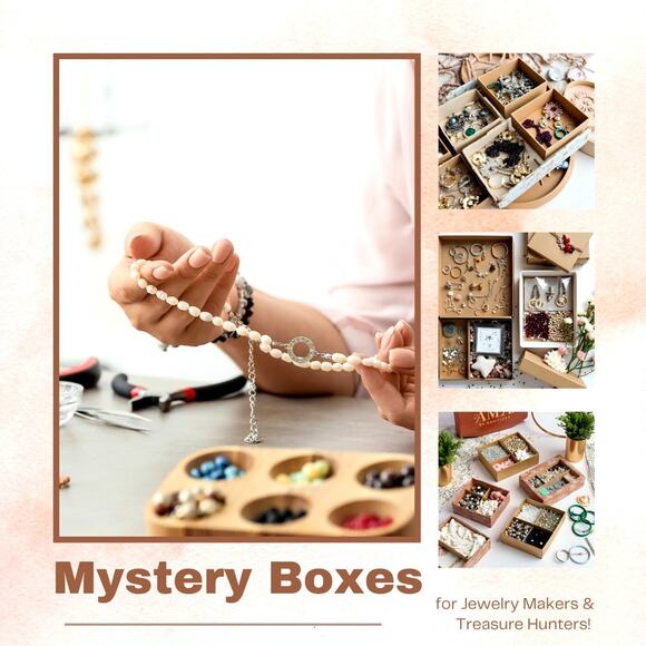 5 LB Mystery Boxes for Jewelry Makers & Treasure Hunters - Picture 1 of 10